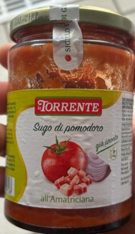 Fotografie - Sugo di pomodoro all'amatriciana La Torrente