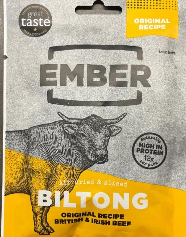 Fotografie - Ember biltong jerky original great taste