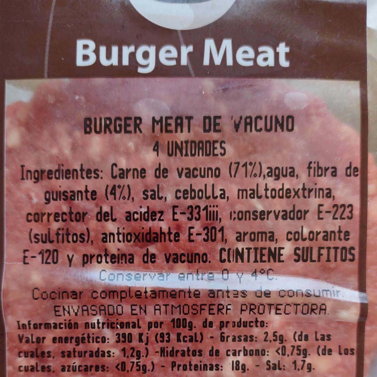 Fotografie - Burger meat de Vacuno