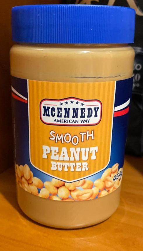Peanut butter - kalorie, a American hodnoty nutriční McEnnedy smooth kJ