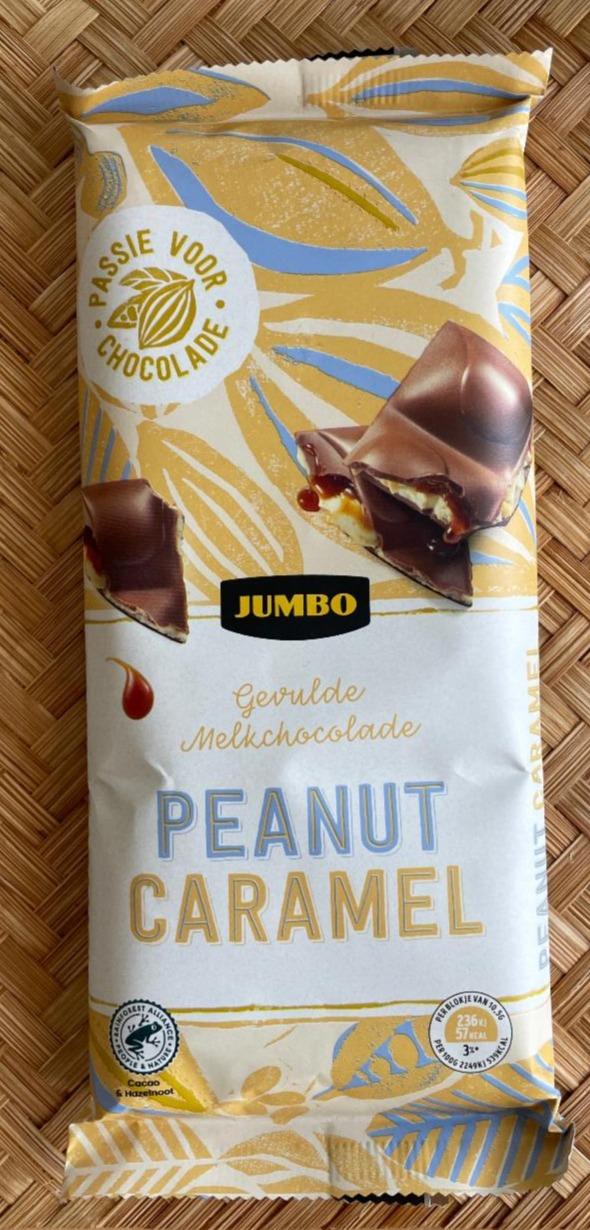 Fotografie - Gevulde melkchocolade peanut caramel Jumbo