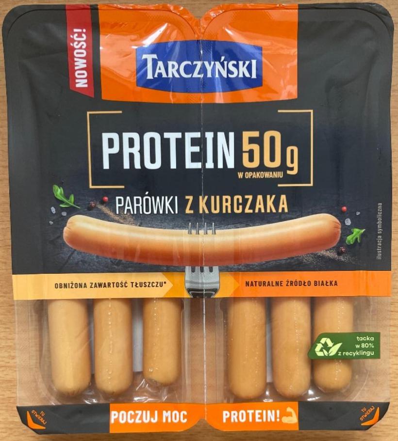 Fotografie - Protein parówki z kurczaka Tarczyński