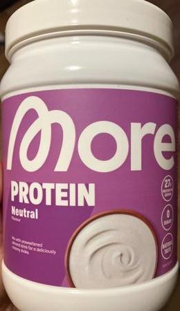 Fotografie - Protein neutral More Nutrition