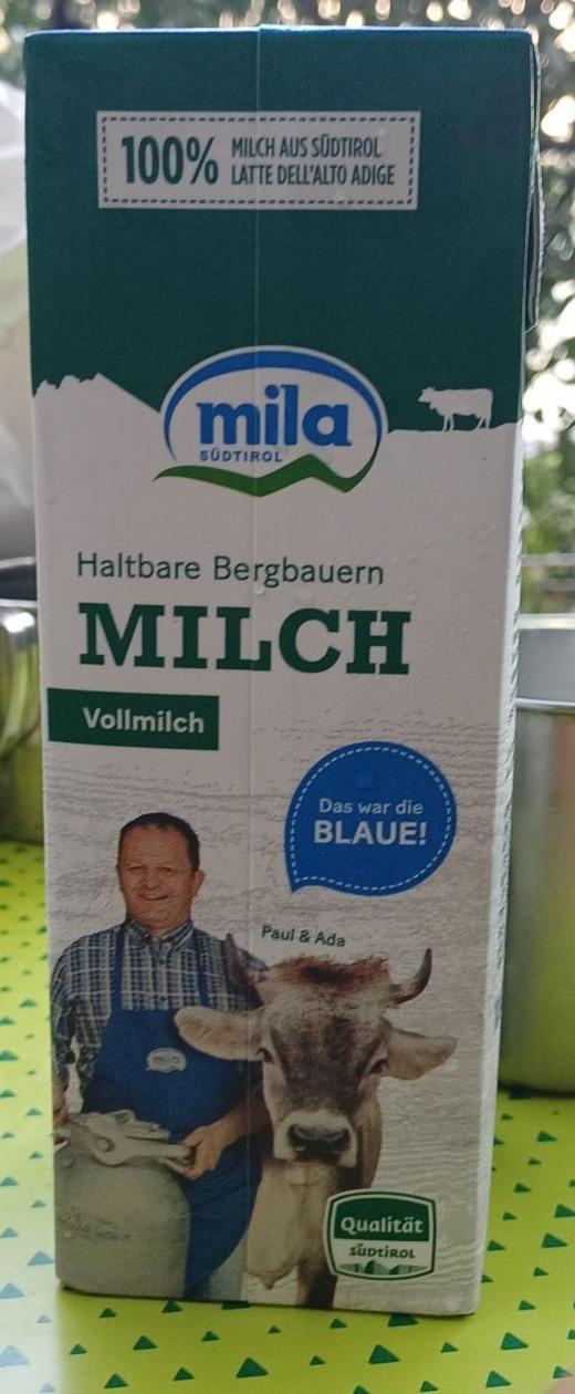 Fotografie - Haltbare bergbauern milch vollmilch Mila