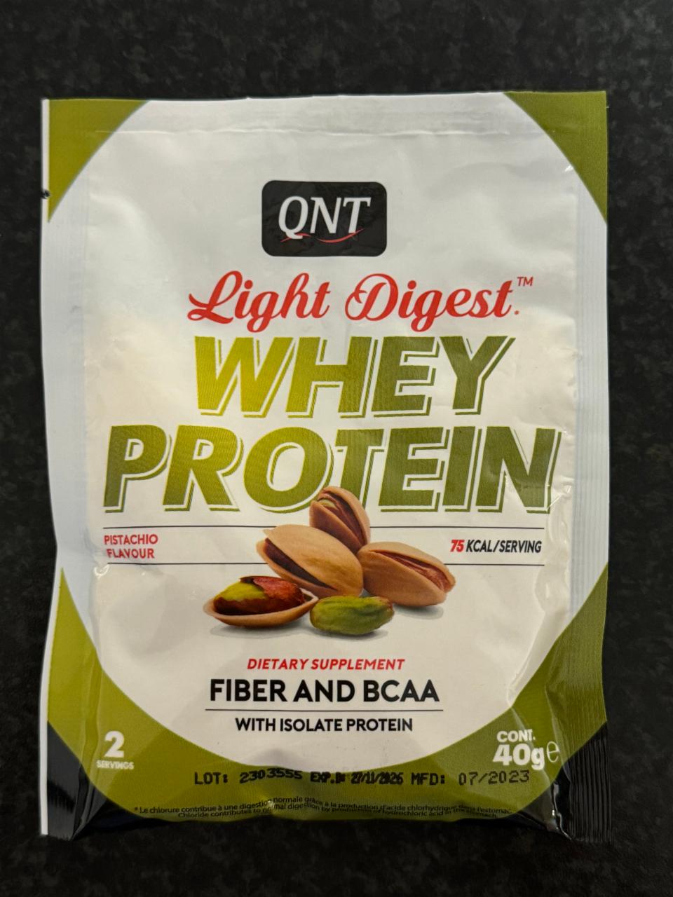 Fotografie - QNT Light Digest Whey Protein Pistachio