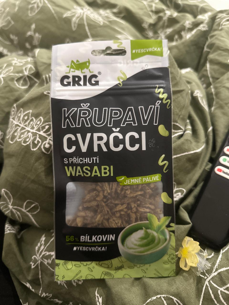 Fotografie - Křupaví crvčci s příchutí wasabi Grig