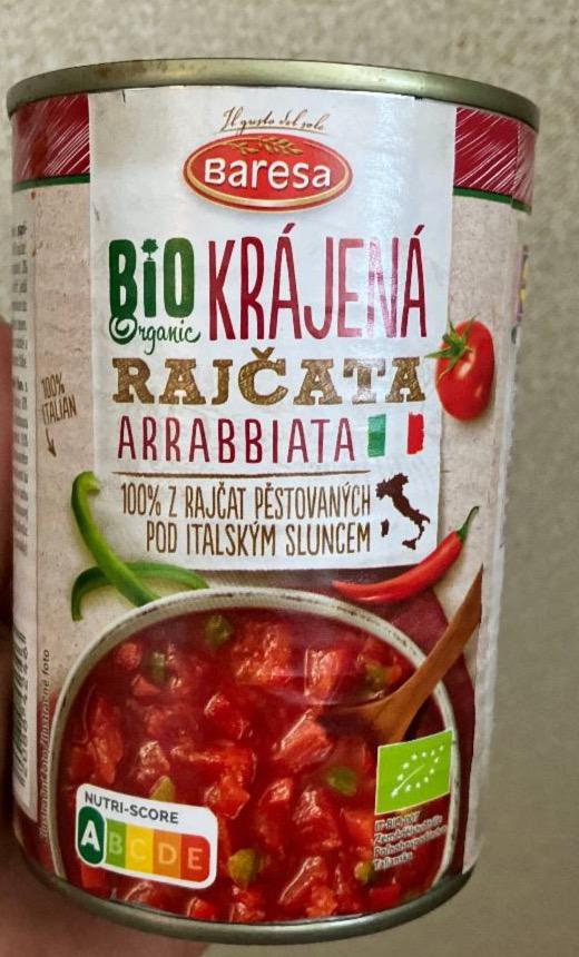 Fotografie - Bio organic krájená rajčata arrabbiata Baresa