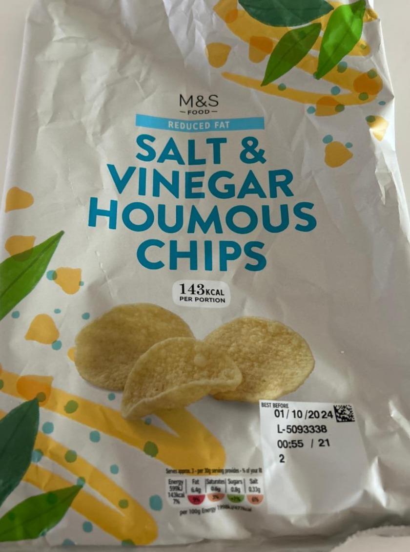 Fotografie - Salt & vinegar houmous chips M&S Food