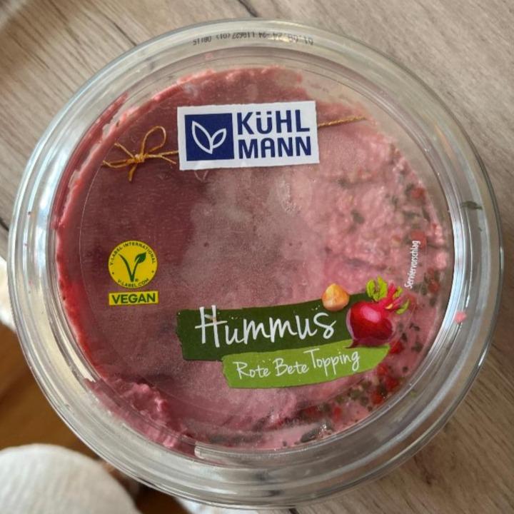 Fotografie - Hummus rote bete topping KüHLMANN