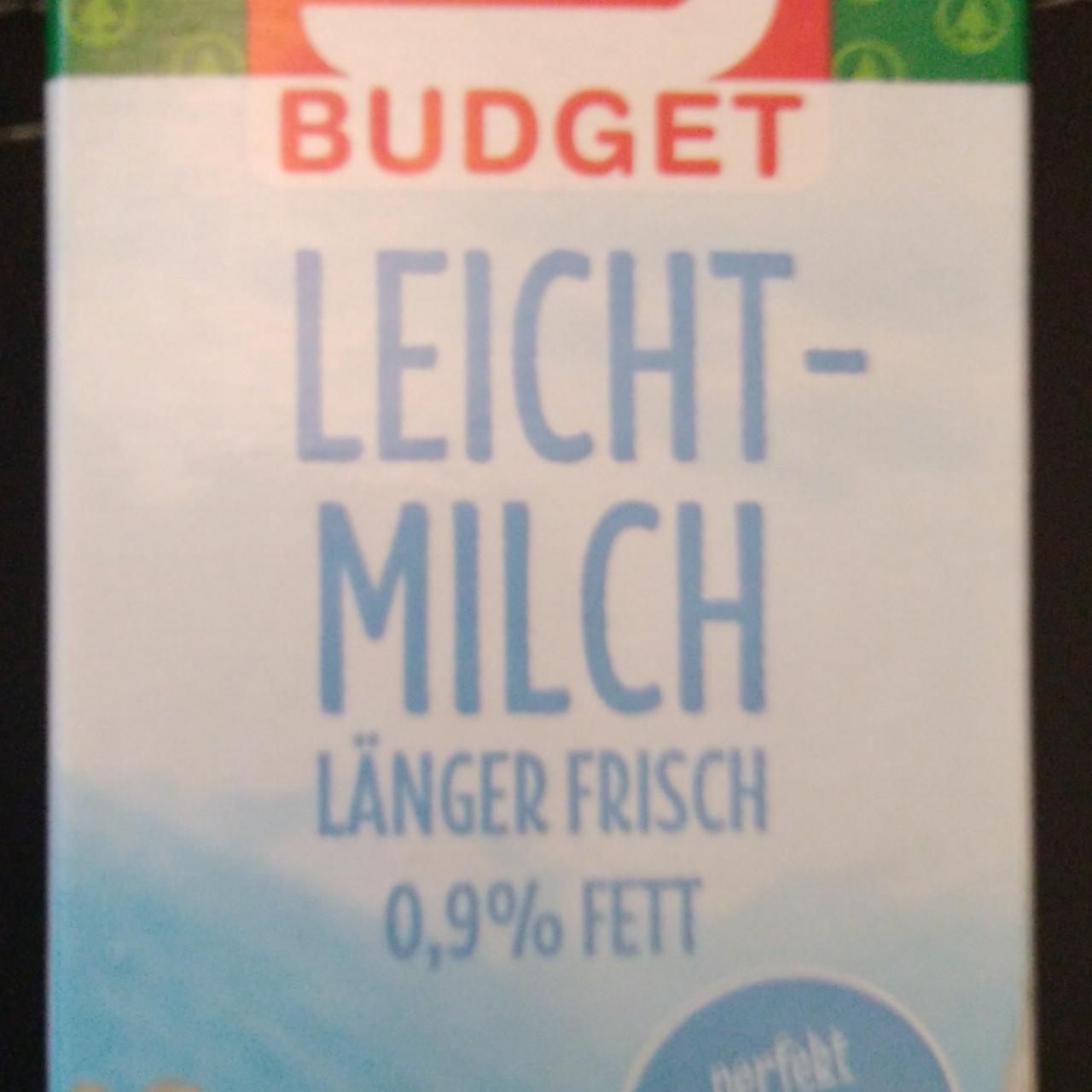 Fotografie - Leicht-milch länger frisch 0,9% fett S Budget