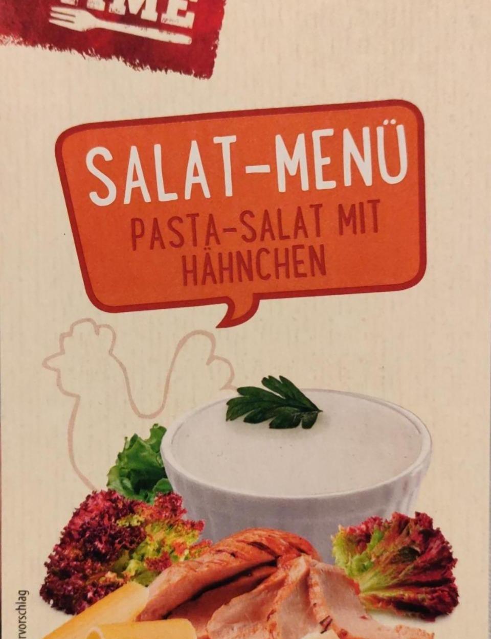 Fotografie - Salat-menü pasta-salat mit hähnchen Snack time