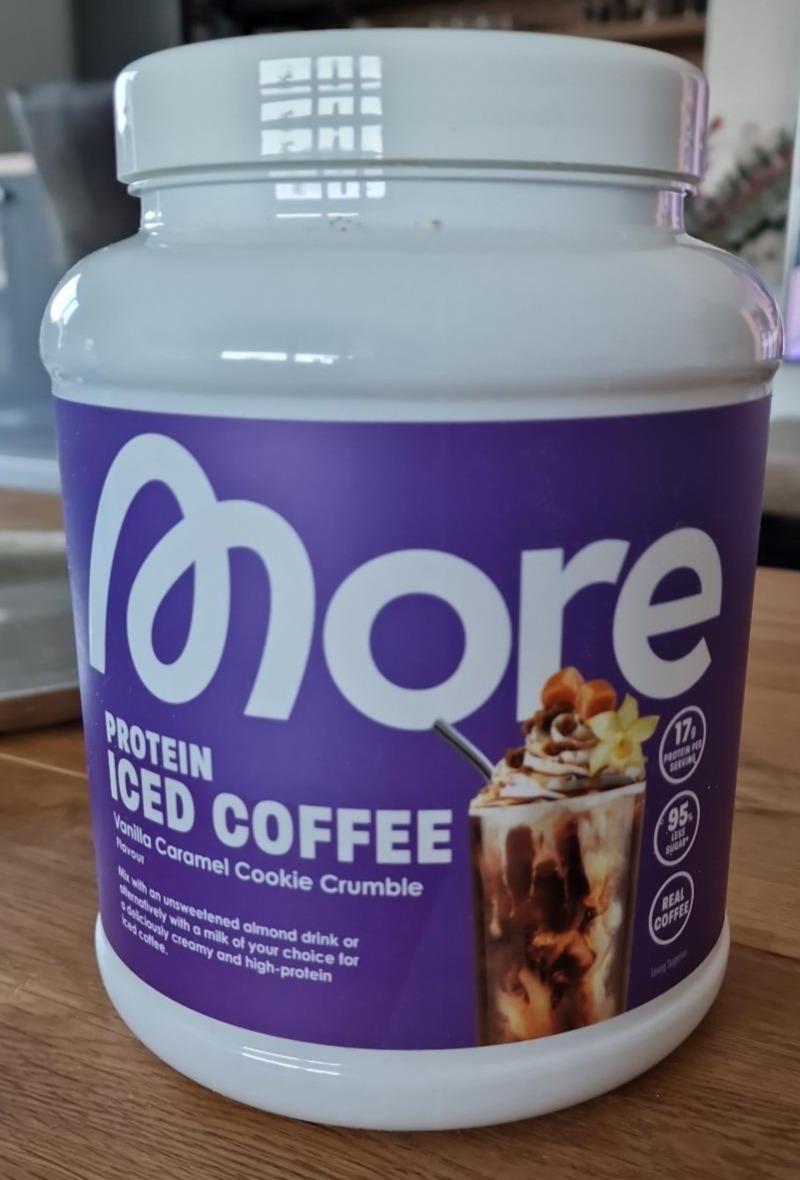 Fotografie - Protein iced coffee vanilla caramel cookie Crumble More Nutrition