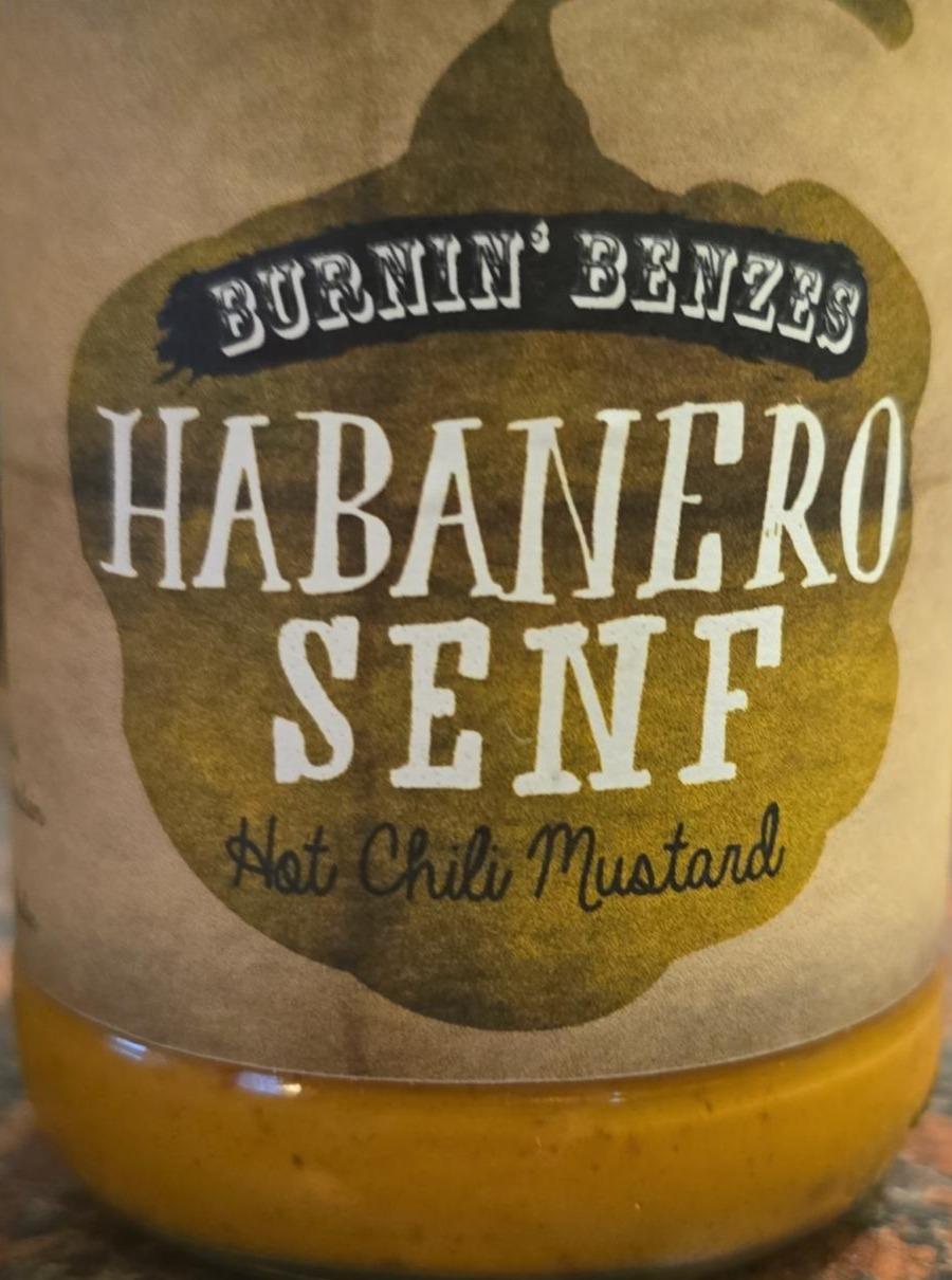 Fotografie - Habanero senf hot chilli mustard BURNIN' BENZES