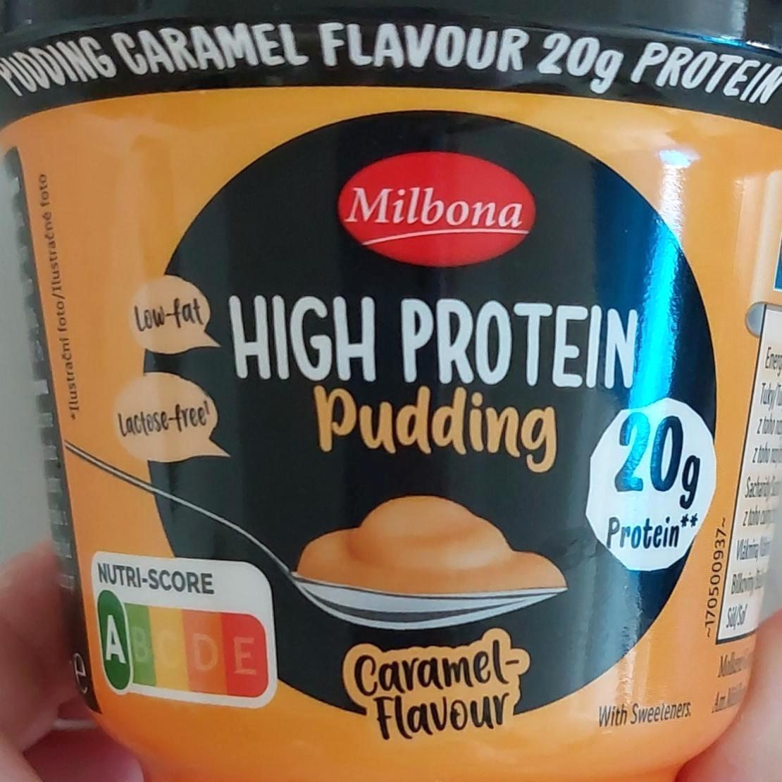 High Protein Pudding Milbona Caramel Kalorie Kj A Nutriční Hodnoty Kalorickétabulkycz