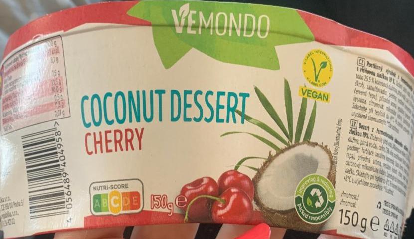 Fotografie - Coconut dessert cherry Vemondo