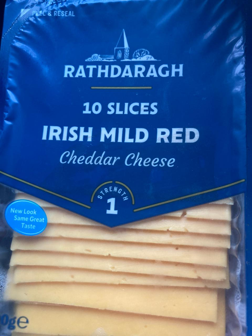 Fotografie - Irish mild red cheddar cheese Rathdaragh