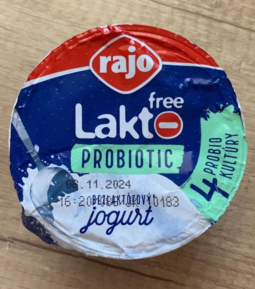 Fotografie - Laktofree Probiotic bezlaktózový jogurt Rajo