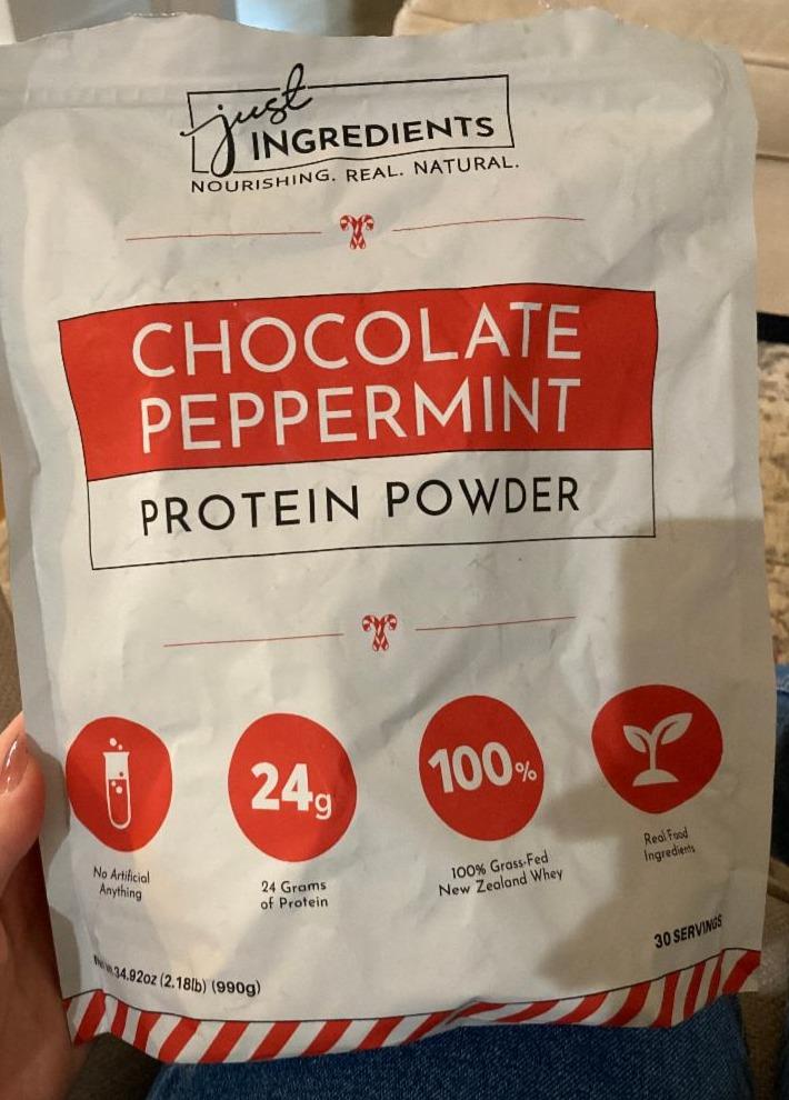 Fotografie - Chocolate peppermint protein powder Just Ingredients