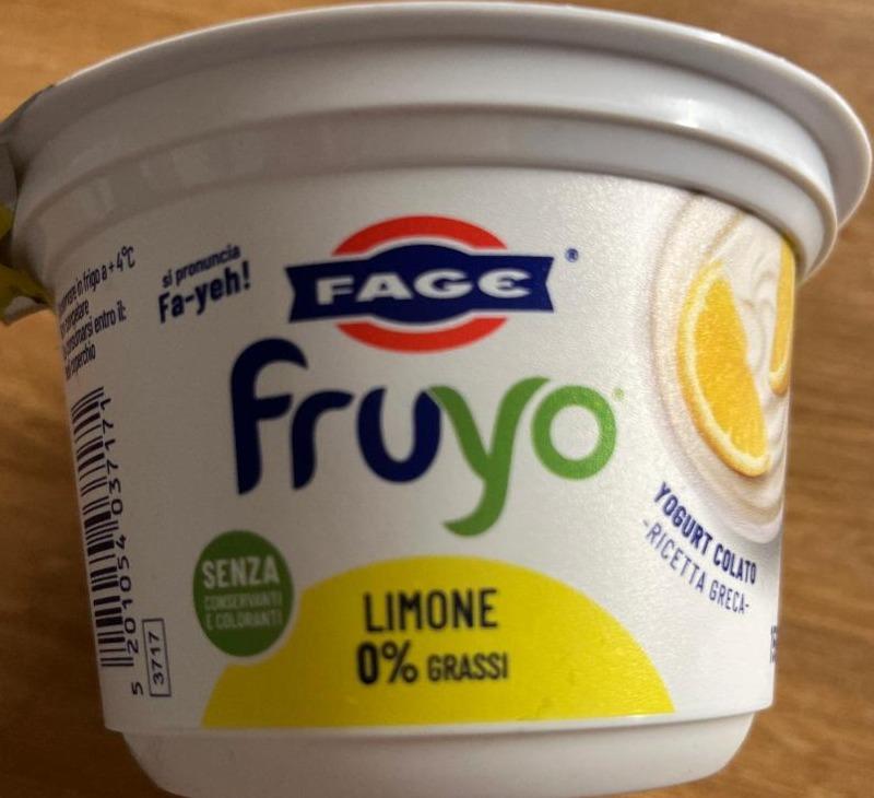 Fotografie - Fruyo limone 0% grassi Fage