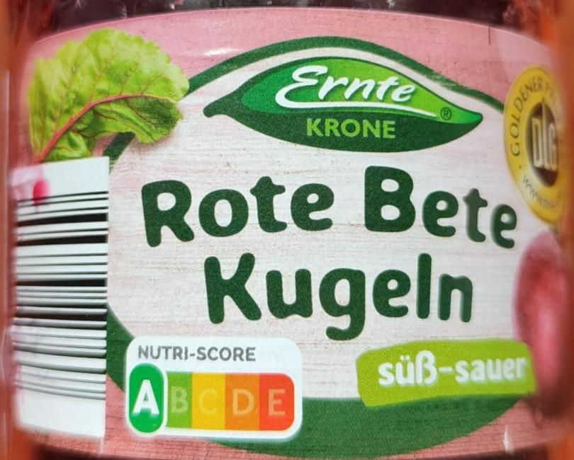 Fotografie - Rote bete kugeln Ernte Krone