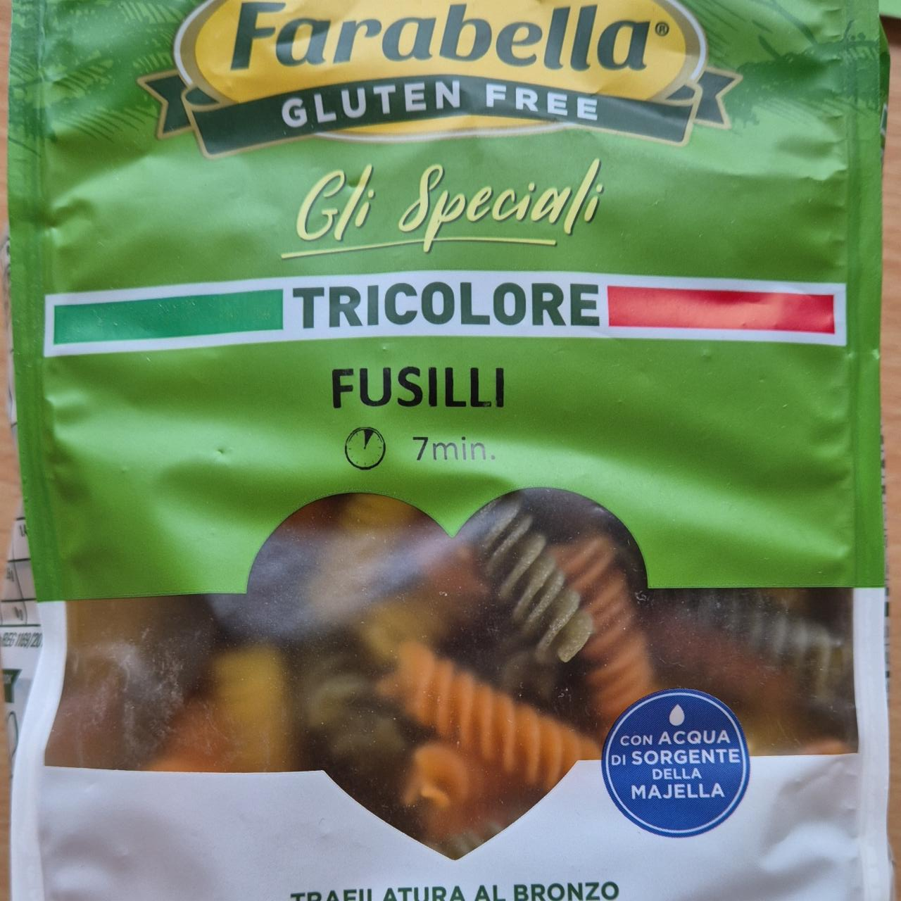 Fotografie - Fusilli tricolore gluten free Farabella