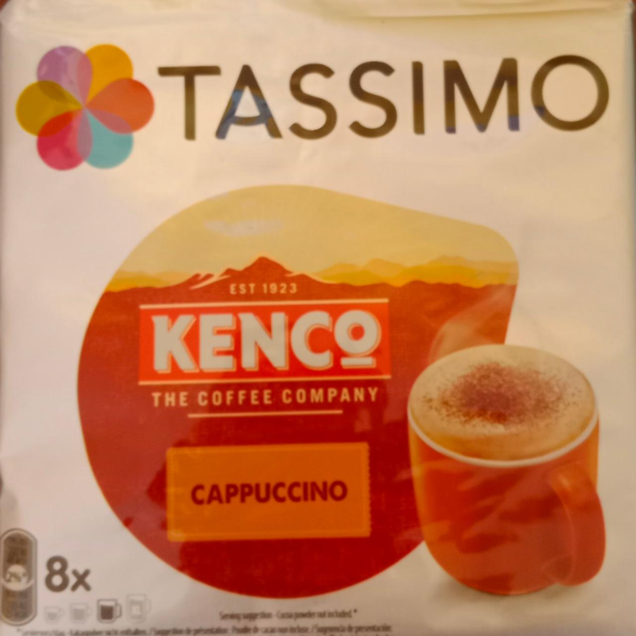 Kenco cappuccino Tassimo - kalorie, kJ a nutriční hodnoty