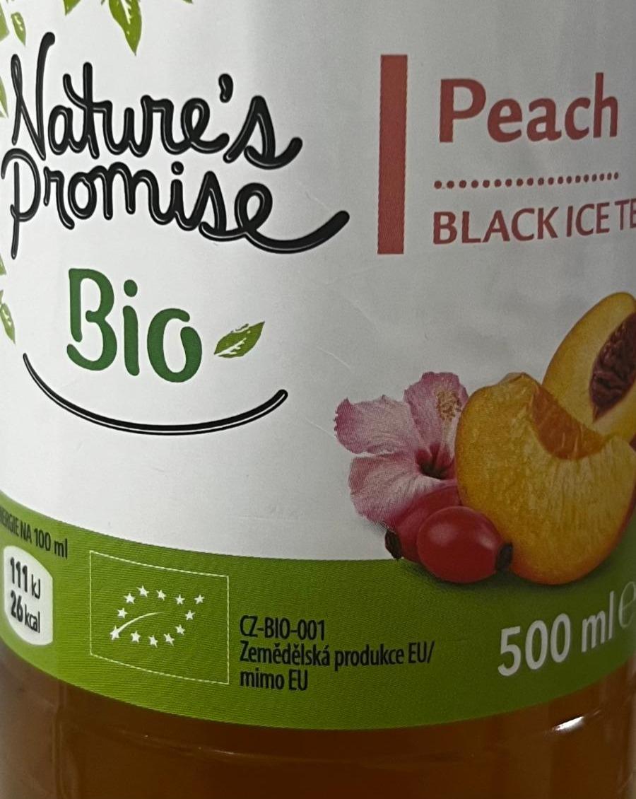 Fotografie - Peach black ice tea bio Nature's Promise