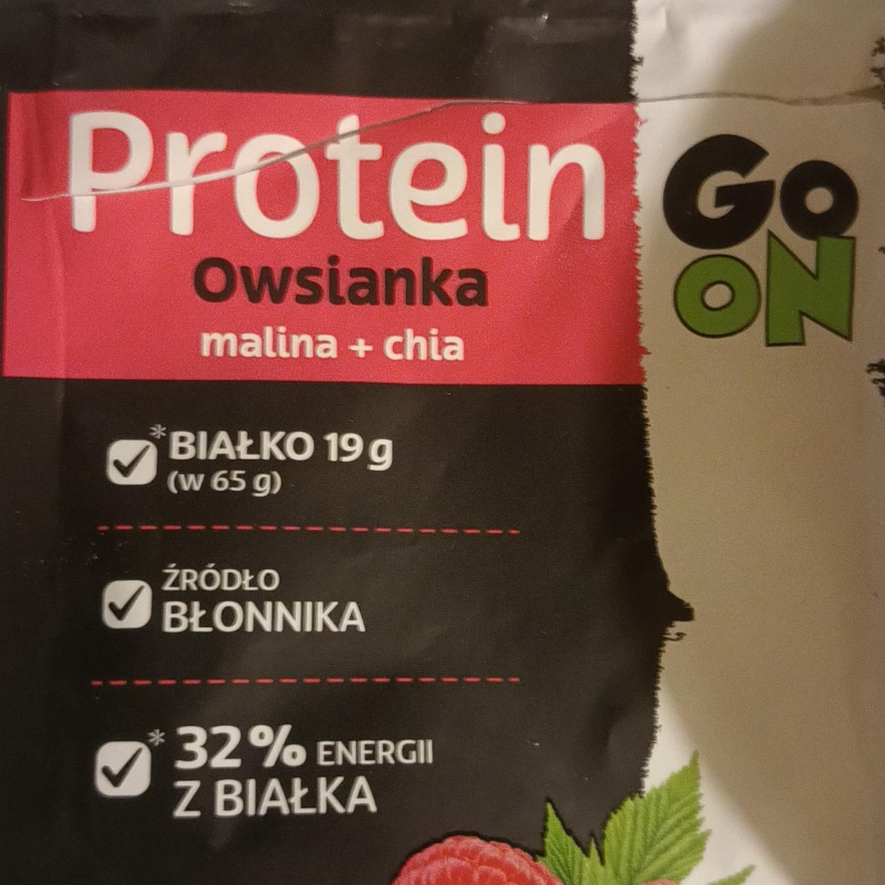 Fotografie - Protein owsianka malina + chia Go On!