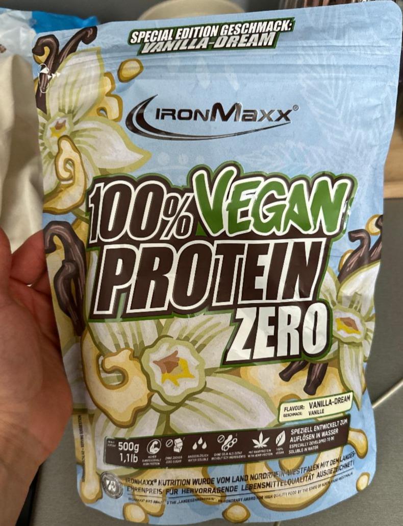 Fotografie - 100% vegan protein zero vanilla dream IronMaxx