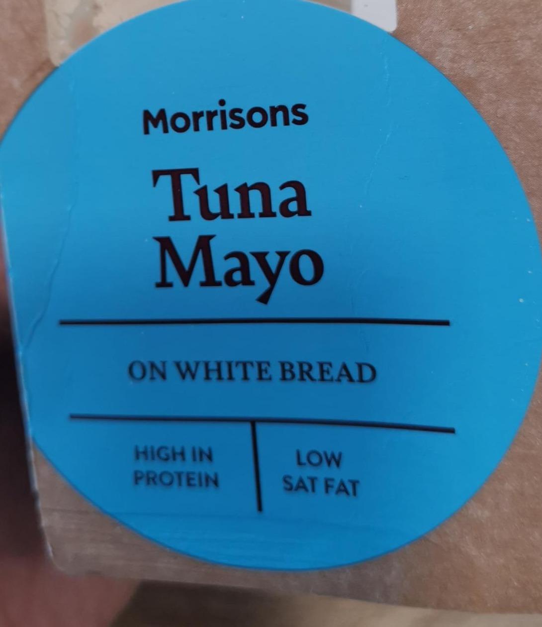 Fotografie - Tuna mayo on white bread Morrisons