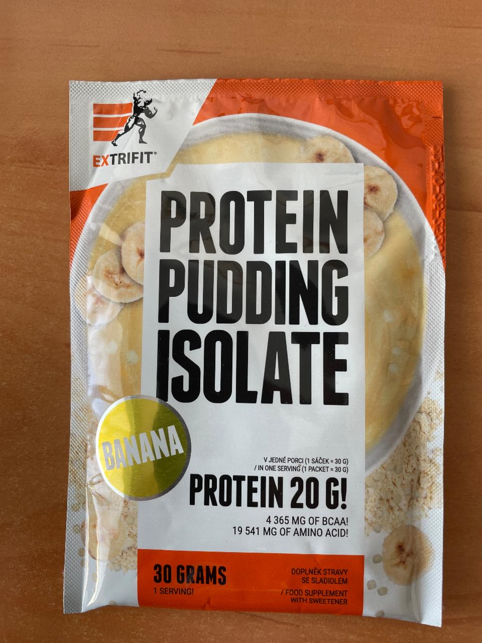 Fotografie - Protein pudding isolate banana Extrifit