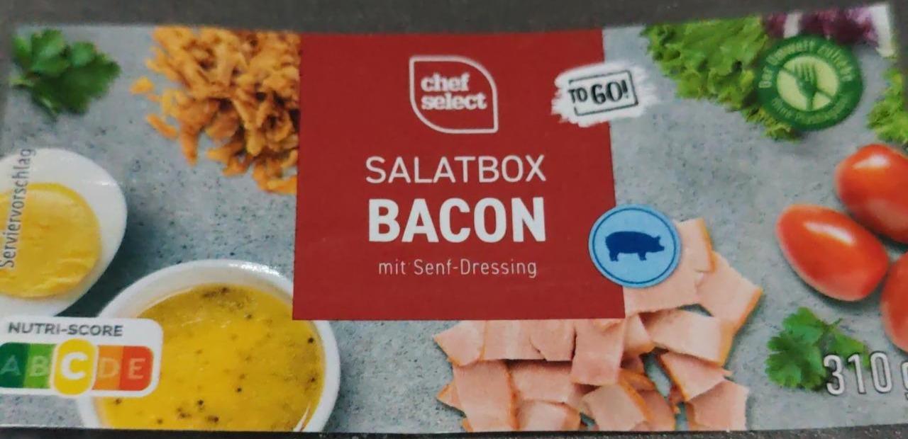 Fotografie - Salatbox bacon mit senf dressing Chef Select