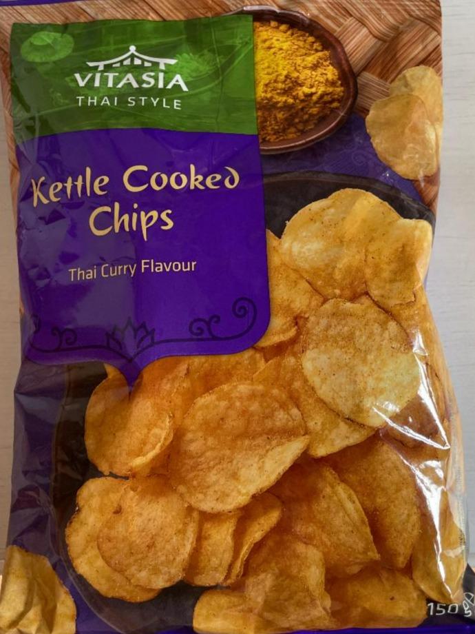 Fotografie - Kettle cooked chips thai curry flavour Vitasia