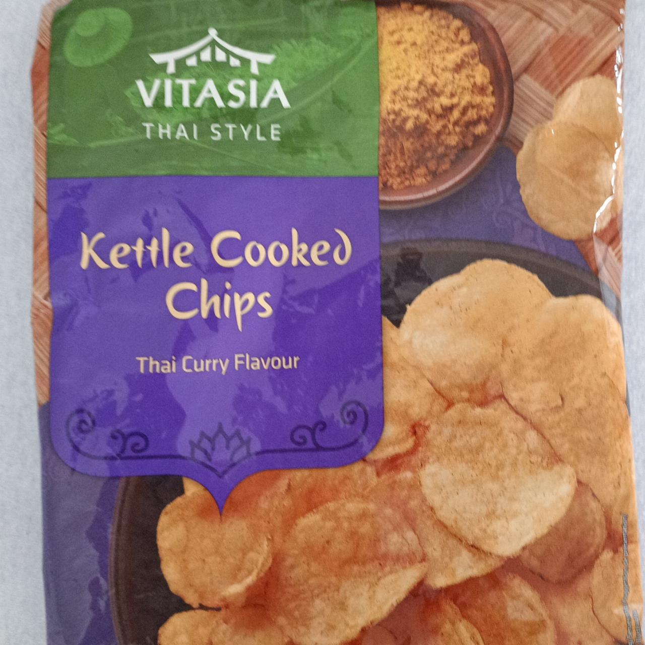 Fotografie - Kettle cooked chips thai curry flavour Vitasia