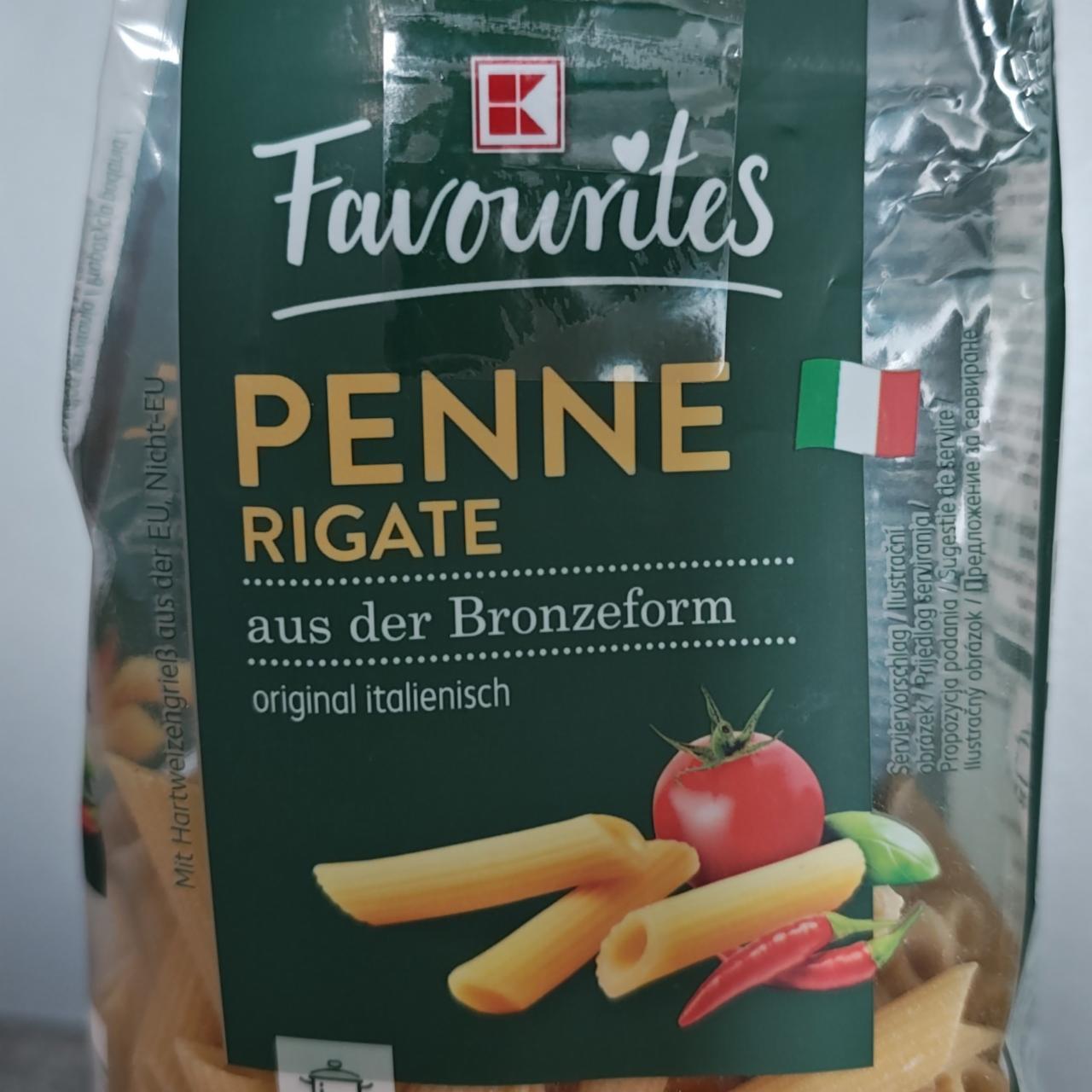 Fotografie - Penne rigate aus der bronzeform K-Favourites