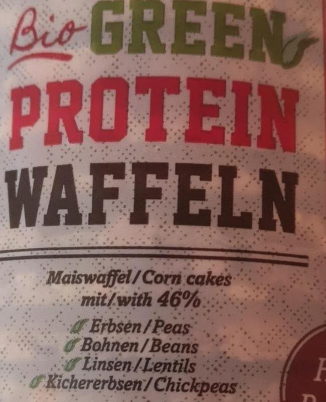 Fotografie - Bio Green Protein Waffeln Verival