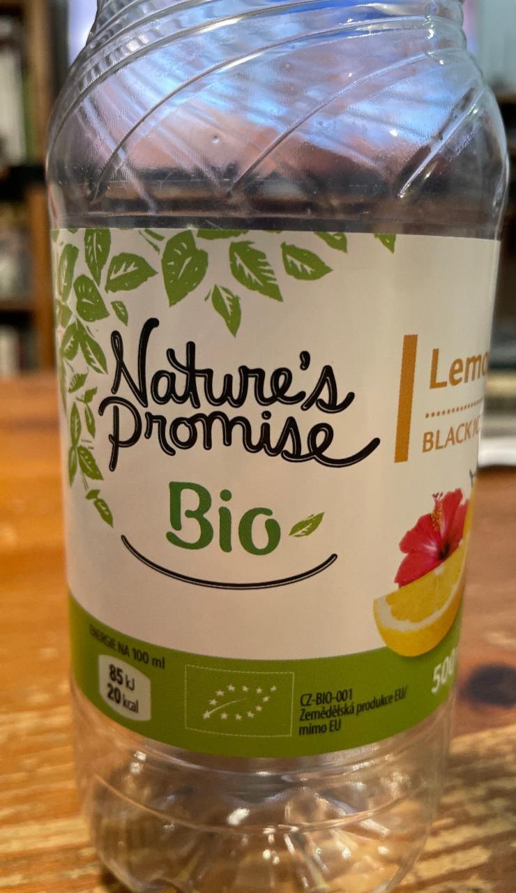 Fotografie - Bio lemon black ice tea Nature's Promise