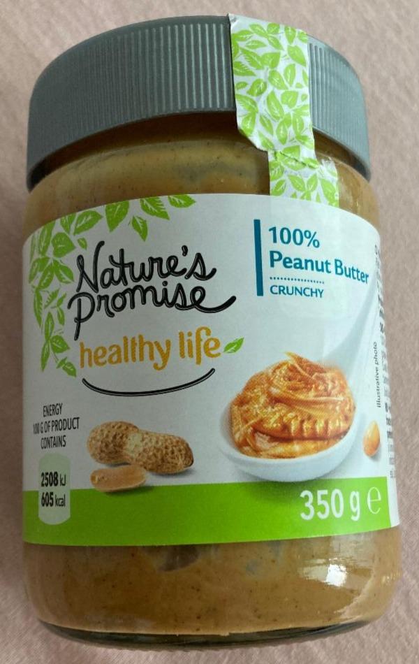 Fotografie - Healthy life 100% Peanut Butter Crunchy Nature's Promise