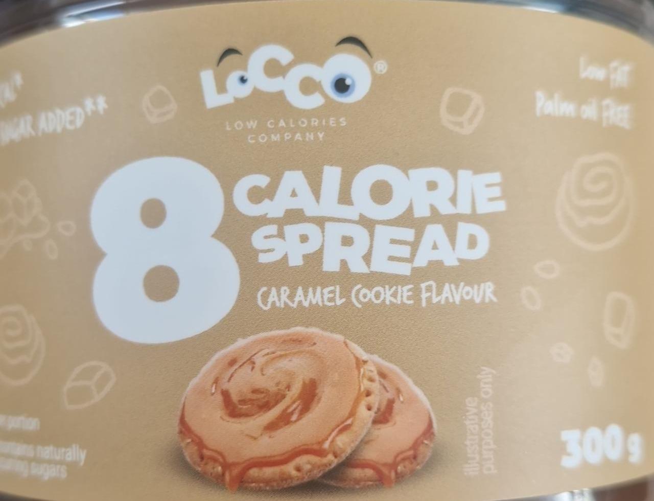 Fotografie - 8 Calorie spread caramel cookie flavour Locco