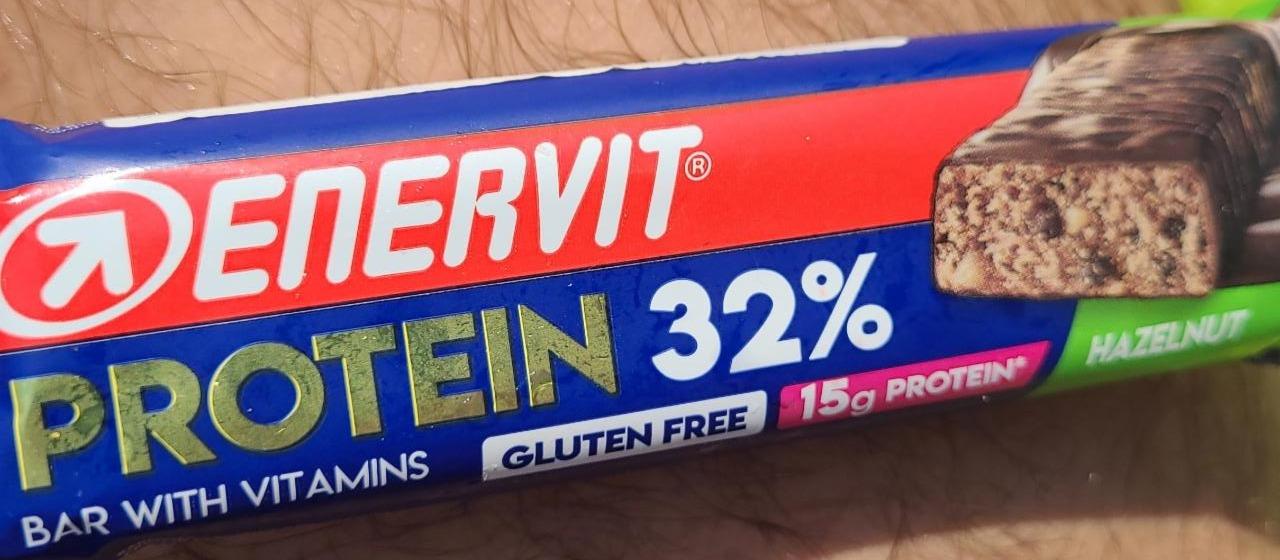 Fotografie - Protein 32% bar with vitamins hazelnut Enervit
