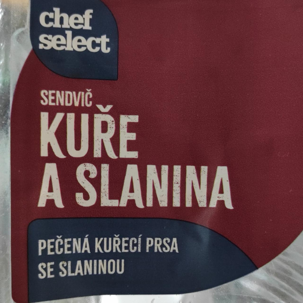 Fotografie - Sendvič kuře a slanina Chef Select