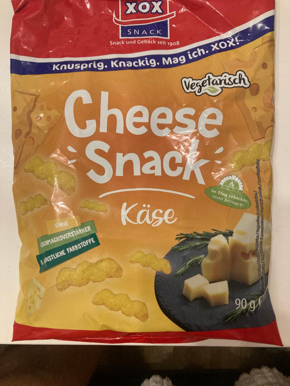 Fotografie - Cheese snack käse XOX Snack