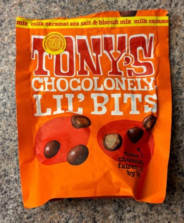 Fotografie - Lil' bits milk caramel sea salt & biscuit mix Tony's Chocolonely