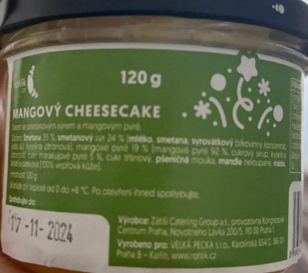 Fotografie - Mangový cheesecake Rohlik.cz