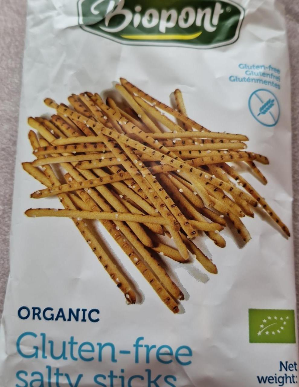 Fotografie - Organic gluten free salty sticks Biopont