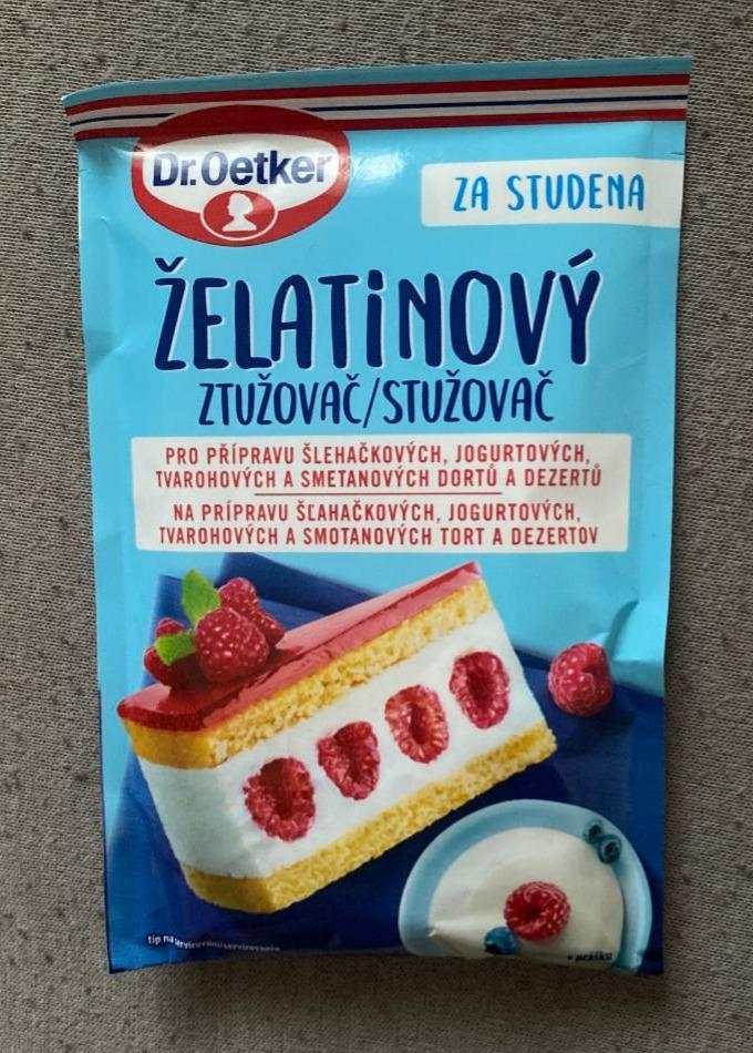 Fotografie - želatinový ztužovač Dr. Oetker