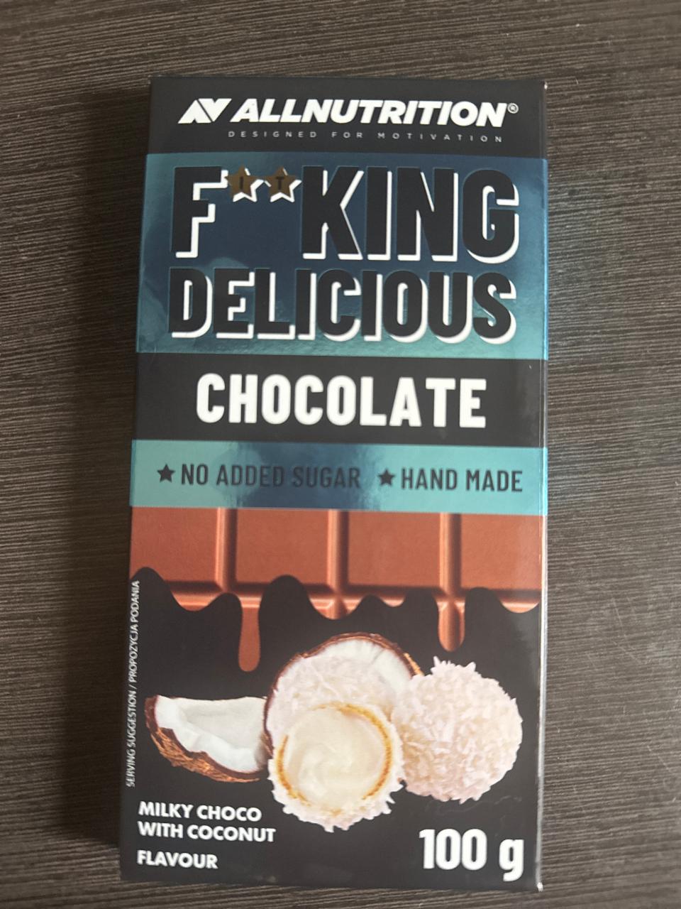 Fotografie - F**king Delicious Chocolate milky choco with coconut AllNutrition