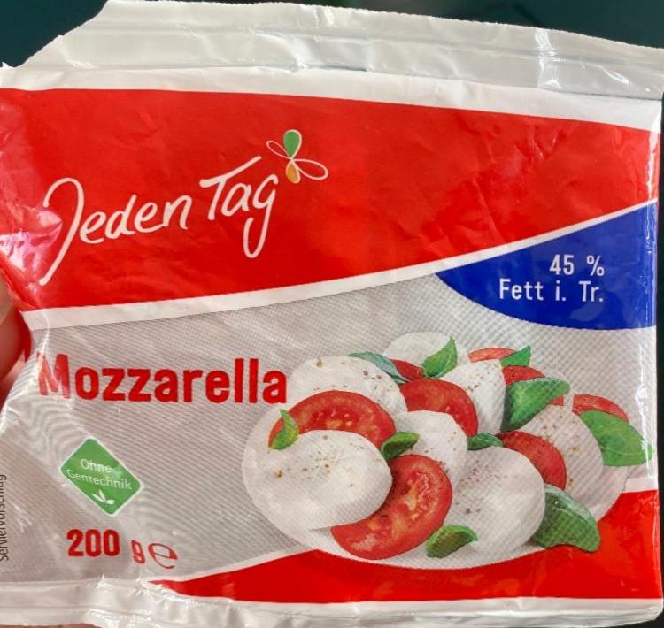 Fotografie - Mozzarella 45% Fett i. Tr. Jeden Tag