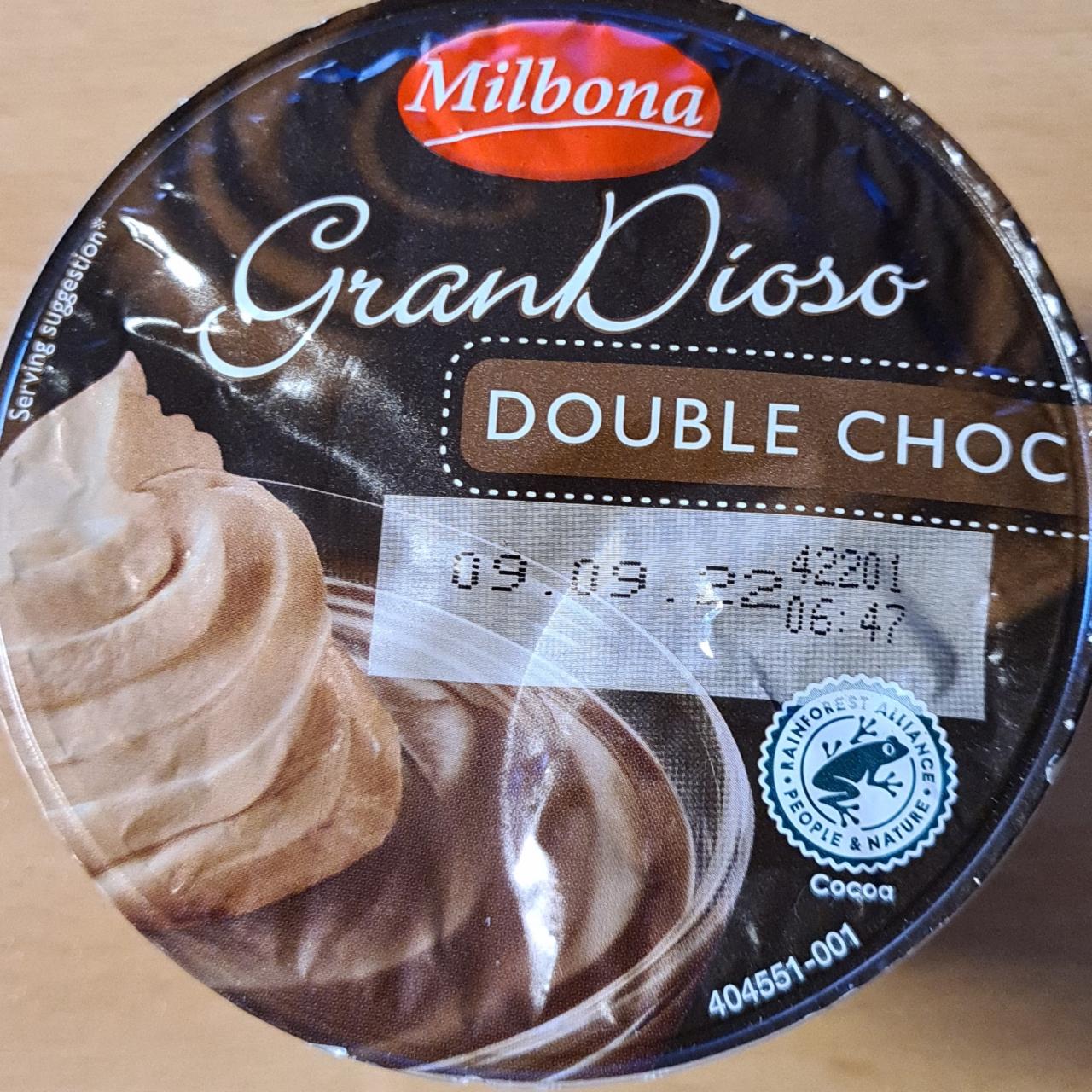 Fotografie - GranDioso Double Choc Milbona