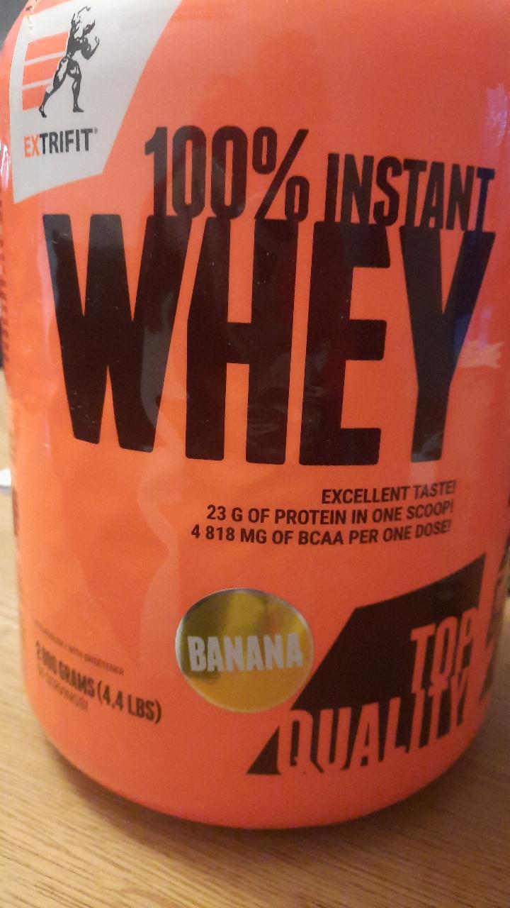 Fotografie - Whey 100% instant protein banán